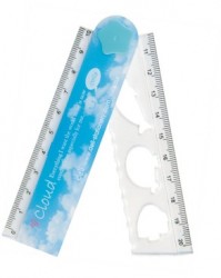 Thước kẻ gập 20cm Deli - 6224
