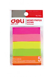 Giấy dính Deli 5 màu (7154)