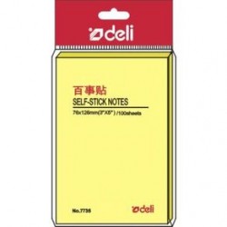 Giấy dính Deli vàng 3x5 (7735)
