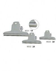 Kẹp sắt trắng Deli 102mm (9532)